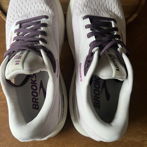 Brooks Adrenaline GTS 24 Supportive Womens 6.5 Purple Running Shoes Sneakers - Picture 15 of 16